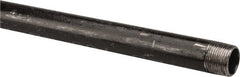 B&K Mueller - Schedule 40, 3/4" Diam x 36" Long Steel Black Pipe Nipple - Threaded - Exact Tooling
