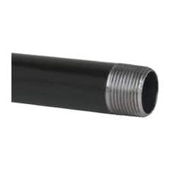 B&K Mueller - Schedule 40, 1" Diam x 36" Long Steel Black Pipe Nipple - Threaded - Exact Tooling