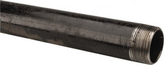 B&K Mueller - Schedule 40, 1-1/2" Diam x 48" Long Steel Black Pipe Nipple - Threaded - Exact Tooling