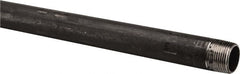 B&K Mueller - Schedule 40, 3/4" Diam x 60" Long Steel Black Pipe Nipple - Threaded - Exact Tooling