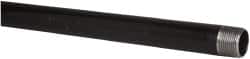 B&K Mueller - Schedule 40, 1" Diam x 72" Long Steel Black Pipe Nipple - Threaded - Exact Tooling