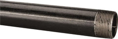 B&K Mueller - Schedule 40, 1-1/4" Diam x 72" Long Steel Black Pipe Nipple - Threaded - Exact Tooling
