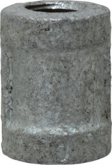 B&K Mueller - Class 150, 1/8" Galvanized Pipe Coupling (Right Hand) - Threaded, Malleable Iron - Exact Tooling