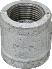 B&K Mueller - Class 150, 3/4" Galvanized Pipe Coupling (Right Hand) - Threaded, Malleable Iron - Exact Tooling