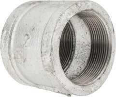 B&K Mueller - Class 150, 2" Galvanized Pipe Coupling (Right Hand) - Threaded, Malleable Iron - Exact Tooling