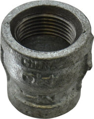 B&K Mueller - Class 150, 3/4 x 1/2" Galvanized Pipe Reducing Coupling - Threaded, Malleable Iron - Exact Tooling