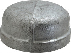 B&K Mueller - Class 150, 2" Galvanized Pipe End Cap - Threaded, Malleable Iron - Exact Tooling