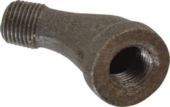B&K Mueller - Size 1/8", Class 150, Malleable Iron Black Pipe 45° Street Elbow - 150 psi, Threaded End Connection - Exact Tooling