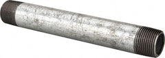 B&K Mueller - Schedule 40, 3/4 x 7" Galvanized Pipe Nipple - Threaded Steel - Exact Tooling