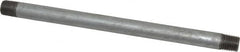 B&K Mueller - Schedule 40, 1/4 x 8" Galvanized Pipe Nipple - Threaded Steel - Exact Tooling