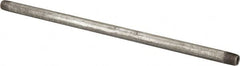 B&K Mueller - Schedule 40, 1/8 x 10" Galvanized Pipe Nipple - Threaded Steel - Exact Tooling