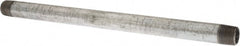 B&K Mueller - Schedule 40, 3/8 x 10" Galvanized Pipe Nipple - Threaded Steel - Exact Tooling