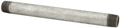 B&K Mueller - Schedule 40, 3/4 x 10" Galvanized Pipe Nipple - Threaded Steel - Exact Tooling