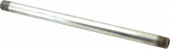 B&K Mueller - Schedule 40, 3/8 x 11" Galvanized Pipe Nipple - Threaded Steel - Exact Tooling