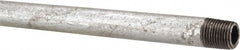 B&K Mueller - Schedule 40, 1/8 x 12" Galvanized Pipe Nipple - Threaded Steel - Exact Tooling