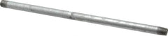 B&K Mueller - Schedule 40, 1/4 x 12" Galvanized Pipe Nipple - Threaded Steel - Exact Tooling