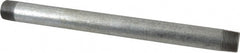 B&K Mueller - Schedule 40, 3/4 x 12" Galvanized Pipe Nipple - Threaded Steel - Exact Tooling