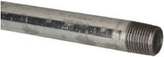 B&K Mueller - Schedule 40, 1/2 x 18" Galvanized Pipe Nipple - Threaded Steel - Exact Tooling