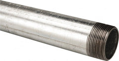 B&K Mueller - Schedule 40, 1-1/2 x 24" Galvanized Pipe Nipple - Threaded Steel - Exact Tooling