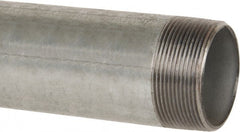 B&K Mueller - Schedule 40, 2 x 24" Galvanized Pipe Nipple - Threaded Steel - Exact Tooling