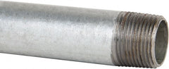 B&K Mueller - Schedule 40, 3/4 x 30" Galvanized Pipe Nipple - Threaded Steel - Exact Tooling