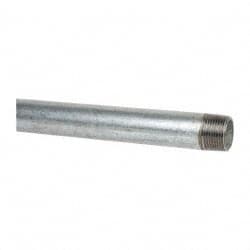 B&K Mueller - Schedule 40, 3/4 x 36" Galvanized Pipe Nipple - Threaded Steel - Exact Tooling