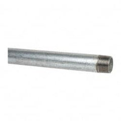 B&K Mueller - Schedule 40, 3/4 x 36" Galvanized Pipe Nipple - Threaded Steel - Exact Tooling