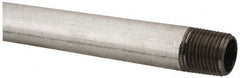 B&K Mueller - Schedule 40, 1/2 x 48" Galvanized Pipe Nipple - Threaded Steel - Exact Tooling