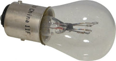 Value Collection - 12 Volt, Stop & Tail Automotive Miniature Lamp - 26.88/8.26 Watt, Clear - Exact Tooling