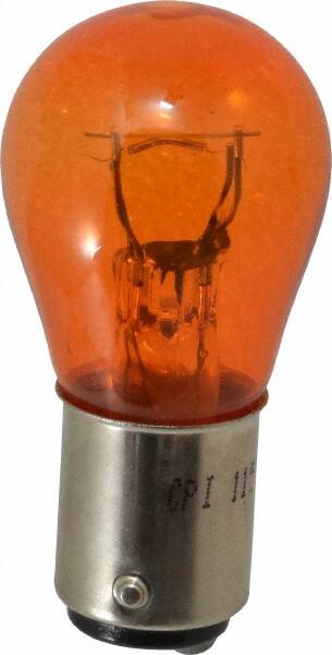 Value Collection - 12 Volt, Park & Signal Automotive Miniature Lamp - 26.88/8.26 Watt, Amber - Exact Tooling
