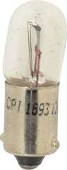 Value Collection - 12 Volt, Fleet Duty Indicator & Panel Automotive Miniature Lamp - 4.62 Watt, Clear - Exact Tooling