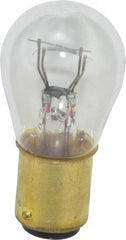 Value Collection - 12 Volt, Stop & Tail Automotive Miniature Lamp - 26.88/6.86 Watt, Clear - Exact Tooling