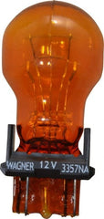 Value Collection - 12 Volt, Park & Signal Automotive Miniature Lamp - 28.54/8.26 Watt, Amber - Exact Tooling