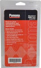 Pomona - Electrical Test Equipment Leads Set - Use with AmProbes Multimeters, Fluke Multimeters, H.P. Multimeters, Tektronix Multimeters, Wavetek Digital Multimeters - Exact Tooling