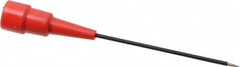 Pomona - Red Electrical Test Equipment Jack - Use with Digital Multimeters - Exact Tooling