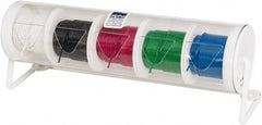 Alpha Wire - 24 AWG, 7 Strand, 500' OAL, Hook Up Wire - Black, Blue, Green, Red & White PVC Jacket, 0.059" Diam - Exact Tooling