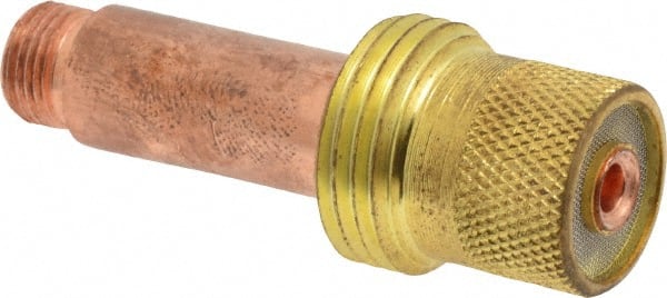 ESAB - 1/8 Inch Gas Lens TIG Torch Collet Body - Suitable for HW17, 18, 26, Industry Standard No. 45V27 - Exact Tooling