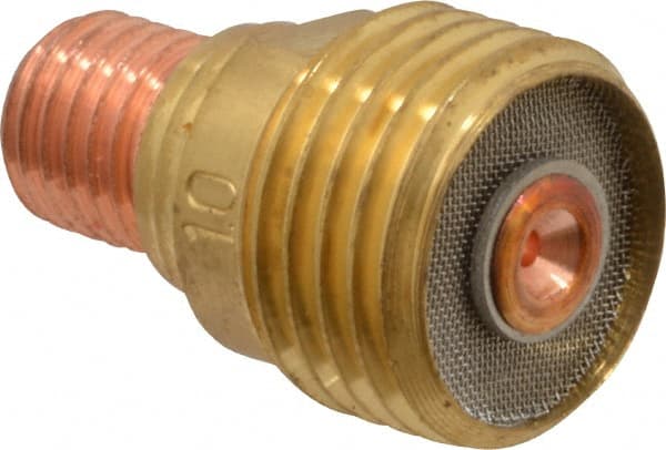ESAB - 1mm Gas Lens TIG Torch Collet Body - Suitable for HW20, 20A, Industry Standard No. 45V42 - Exact Tooling
