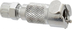CPC Colder Products - 1/4" Outside Diam, Chrome Plated Brass Push-to-Connect Female Connector - 250 Max psi, Buna Nitrile O-Ring - Exact Tooling