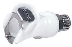 CPC Colder Products - 3/8" OD, Acetal Push-to-Connect Female Connector - 120 Max psi, White - Exact Tooling