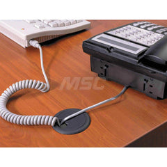 Master Caster - Office Machine Supplies & Accessories; Office Machine/Equipment Accessory Type: Grommet ; For Use With: Desktops & Work Surfaces. ; Color: Black - Exact Tooling