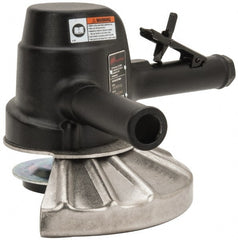 Ingersoll-Rand - 9" Wheel Diam, 6,000 RPM, Pneumatic Angle & Disc Grinder - 5/8-11 Spindle, 84 CFM - Exact Tooling