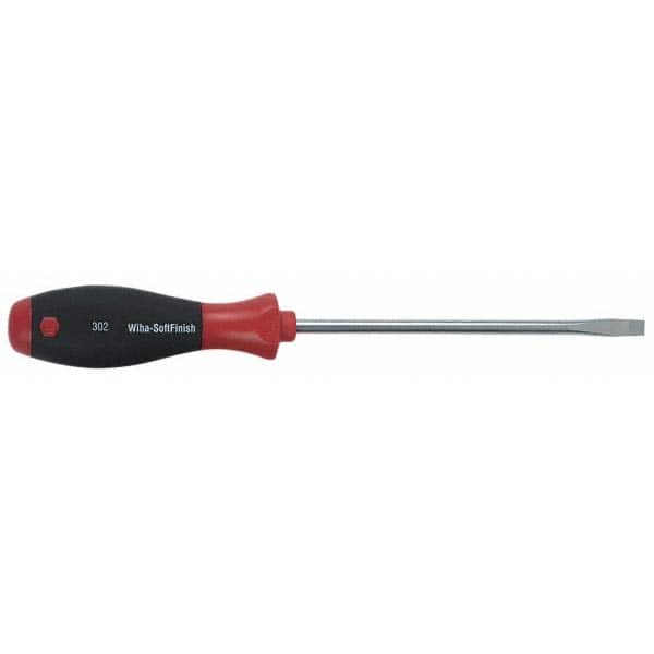Wiha - 5/16" Blade Width, 7" OAL, Standard Slotted Screwdriver - Exact Tooling