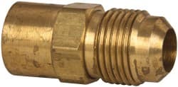 Parker - 5/8" Tube OD, 45° Brass Flared Tube Flare To Solder - 7/8-14 UNF - Exact Tooling