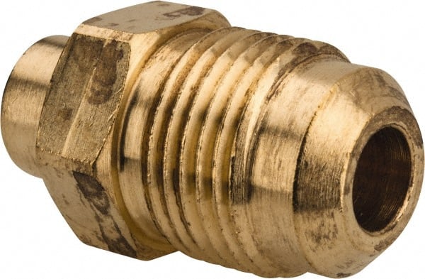 Parker - 1/2" Tube OD, 45° Brass Flared Tube Flare To Solder - 3/4-16 UNF - Exact Tooling