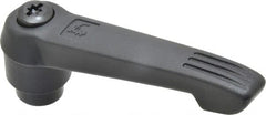 KIPP - 1/2-13, 1" Hub Diam, Glass Fiber (Steel Components) Tapped Adjustable Clamping Lever - 4.29" OAL, 2.4" High, 0.67" Hole Depth - Exact Tooling