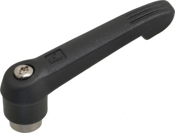 KIPP - 5/16-18, 0.71" Hub Diam, Glass Fiber (Stainless Steel Components) Tapped Adjustable Clamping Lever - 2.95" OAL, 1.63" High, 0.47" Hole Depth - Exact Tooling
