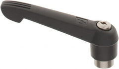 KIPP - 1/2-13, 1" Hub Diam, Glass Fiber (Stainless Steel Components) Tapped Adjustable Clamping Lever - 4.29" OAL, 2.4" High, 0.67" Hole Depth - Exact Tooling