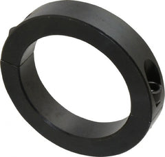 Climax Metal Products - 3-1/4" Bore, Steel, Two Piece Clamp Collar - 4-1/2" Outside Diam, 7/8" Wide - Exact Tooling