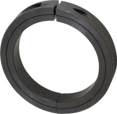 Climax Metal Products - 3-15/16" Bore, Steel, Two Piece Clamp Collar - 5-1/4" Outside Diam, 7/8" Wide - Exact Tooling